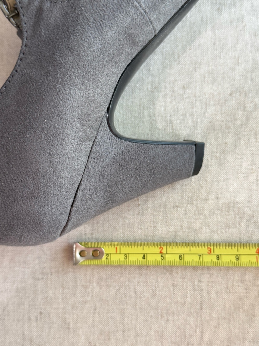 Naturalizer N5 Comfort Gray Mary Jane Platform Pumps Heels Size 8M - Picture 8 of 8